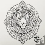 A dotwork tattoo of the intricate patterns on… – tattoo sketch (№1751446667_0, 02.07.2025 08:57) — tattoovalue.net