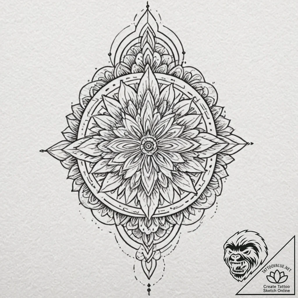 A burning feather, ink illustration for tatto... - tattoo sketch (№1751447175_0, 02.07.2025 09:06) — tattoovalue.net