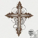 Twins, tattoo line art, sepia tone sketch, vi… – tattoo sketch (№1751453782_0, 02.07.2025 10:56) — tattoovalue.net