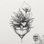 Venus flytrap, tattoo sketch design, masterpi… – tattoo sketch (№1751455409_0, 02.07.2025 11:23) — tattoovalue.net