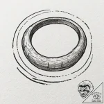 The “one ring” inscription from lord of the r… – tattoo sketch (№1751456073_0, 02.07.2025 11:34) — tattoovalue.net