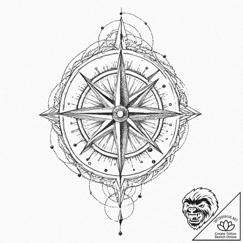 Constellation, tattoo drawing outline, dotwor... - tattoo sketch (№1751456572_0, 02.07.2025 11:42) — tattoovalue.net