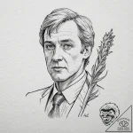 A sketch of the fifth doctor from doctor who… – tattoo sketch (№1751458955_0, 02.07.2025 12:22) — tattoovalue.net