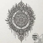 Chain, tattoo flash sheet design, watercolor… – tattoo sketch (№1751468041_0, 02.07.2025 14:54) — tattoovalue.net