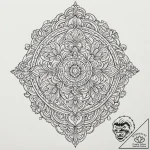 13 (number), tattoo flash sheet design, styli… – tattoo sketch (№1751470025_0, 02.07.2025 15:27) — tattoovalue.net