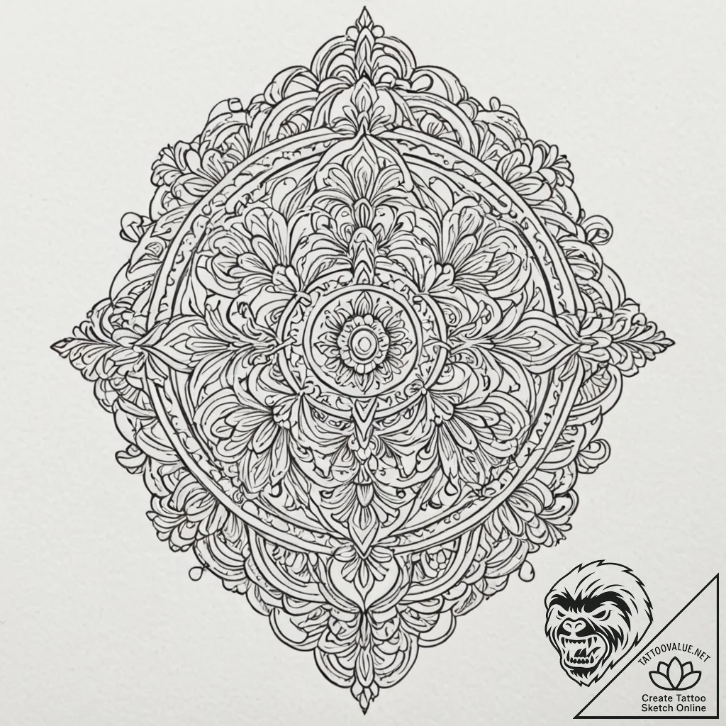 13 (number), tattoo flash sheet design, styli... - tattoo sketch (№1751470025_0, 02.07.2025 15:27) — tattoovalue.net