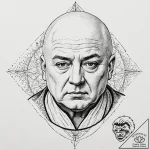 A sketch of lord varys, the master of whisper… – tattoo sketch (№1751470191_0, 02.07.2025 15:29) — tattoovalue.net