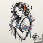 Tattoo sleeve design, japanese street fashion… – tattoo sketch (№1751472878_0, 02.07.2025 16:14) — tattoovalue.net