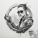 аудитория: унисекс. особенно популярно у моло… – tattoo sketch (№1751477003_0, 02.07.2025 17:23) — tattoovalue.net
