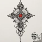 Category 5: purely abstract & stylistic fusio… – tattoo sketch (№1751478993_0, 02.07.2025 17:56) — tattoovalue.net