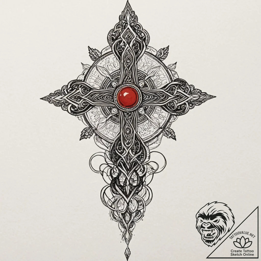 Category 5: purely abstract & stylistic fusio... - tattoo sketch (№1751478993_0, 02.07.2025 17:56) — tattoovalue.net