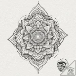 эстетика: фокус не на объекте, а на линии, фо… – tattoo sketch (№1751479075_0, 02.07.2025 17:57) — tattoovalue.net