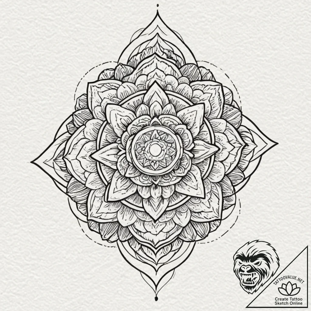 эстетика: фокус не на объекте, а на линии, фо... - tattoo sketch (№1751479075_0, 02.07.2025 17:57) — tattoovalue.net