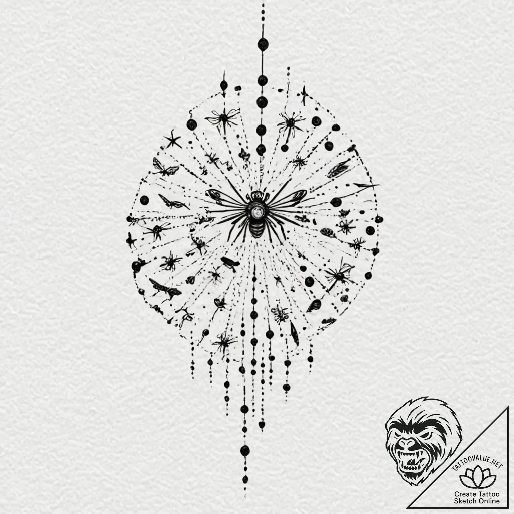 Tattoo design, a human fingerprint, the lines... - tattoo sketch (№1751479721_0, 02.07.2025 18:08) — tattoovalue.net