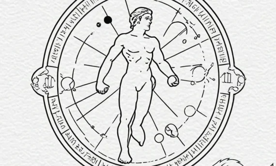 Tattoo design, a diagram showing the connecti... - tattoo sketch (№1751479897_0, 02.07.2025 18:11) — tattoovalue.net