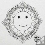 Tattoo design, handpoke style, a wonky, crook… – tattoo sketch (№1751480060_0, 02.07.2025 18:14) — tattoovalue.net