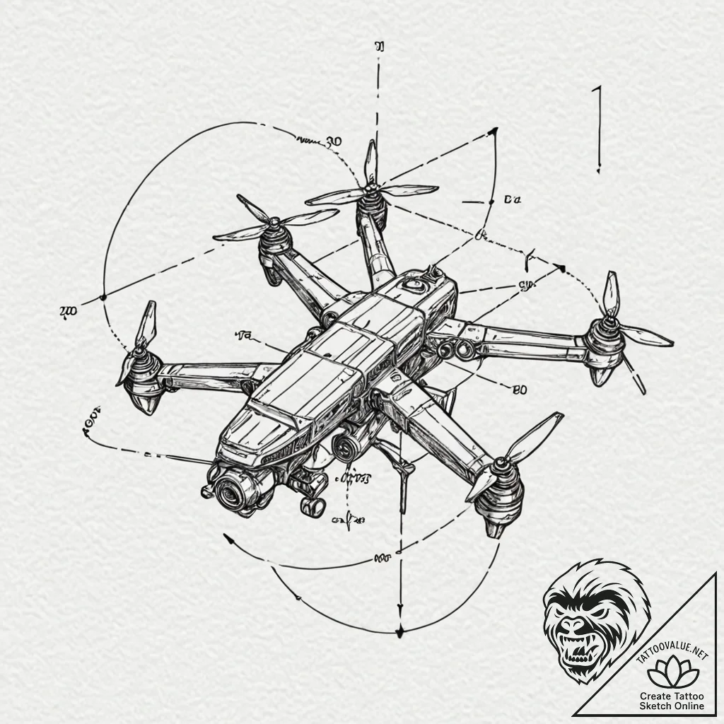 Tattoo design, schematics and blueprints of a... - tattoo sketch (№1751481731_0, 02.07.2025 18:42) — tattoovalue.net