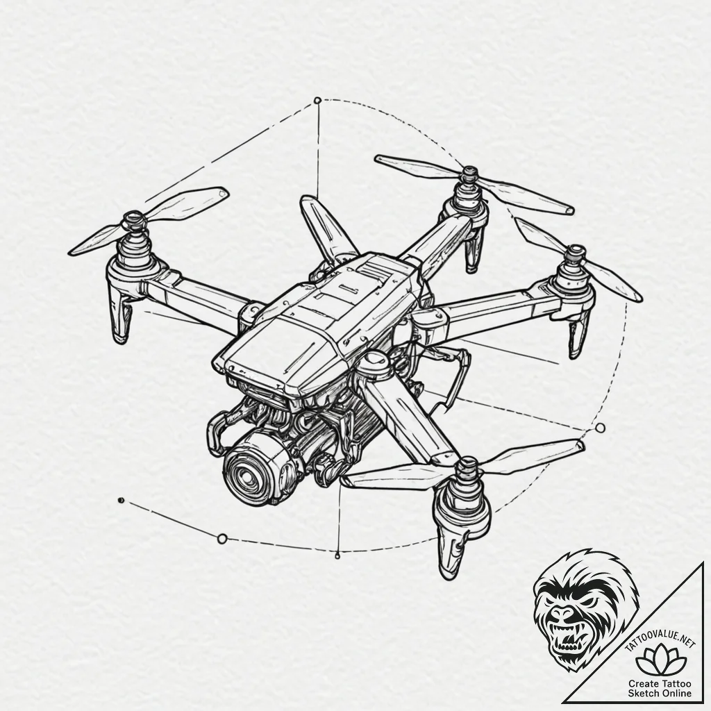Tattoo design, the schematics and blueprints... - tattoo sketch (№1751481813_0, 02.07.2025 18:43) — tattoovalue.net
