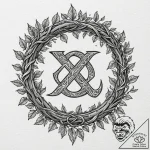Tattoo design, runes carved into living wood… – tattoo sketch (№1751482383_0, 02.07.2025 18:53) — tattoovalue.net