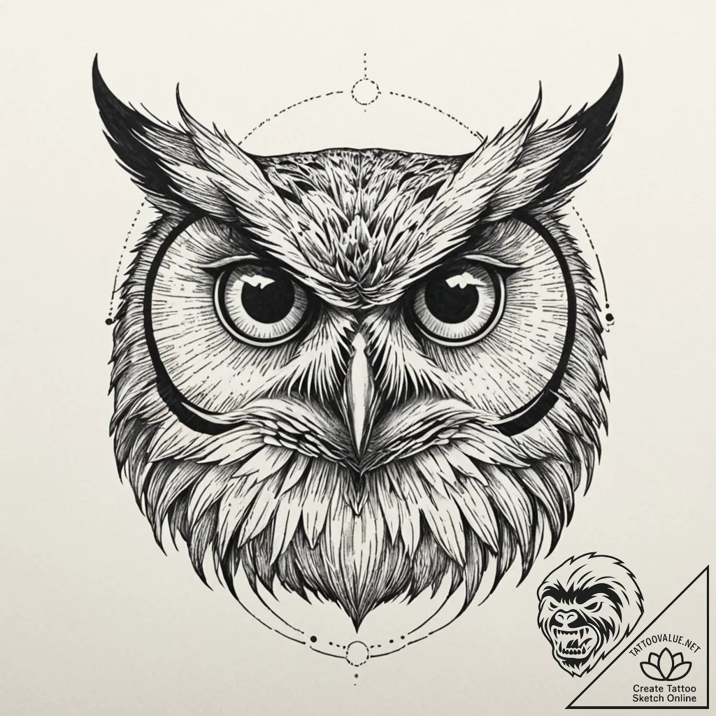 Tattoo design, a pair of night vision goggles... - tattoo sketch (№1751486910_0, 02.07.2025 20:08) — tattoovalue.net