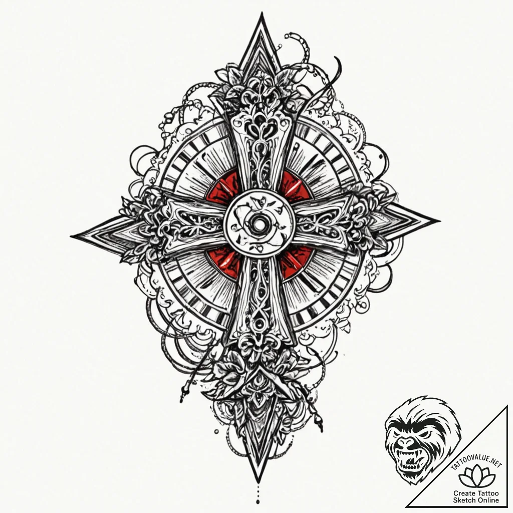 Tattoo design, handpoke style, a messy asteri... - tattoo sketch (№1751487154_0, 02.07.2025 20:12) — tattoovalue.net