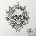 Tattoo design, a key, but its teeth are the s… – tattoo sketch (№1751488884_0, 02.07.2025 20:41) — tattoovalue.net