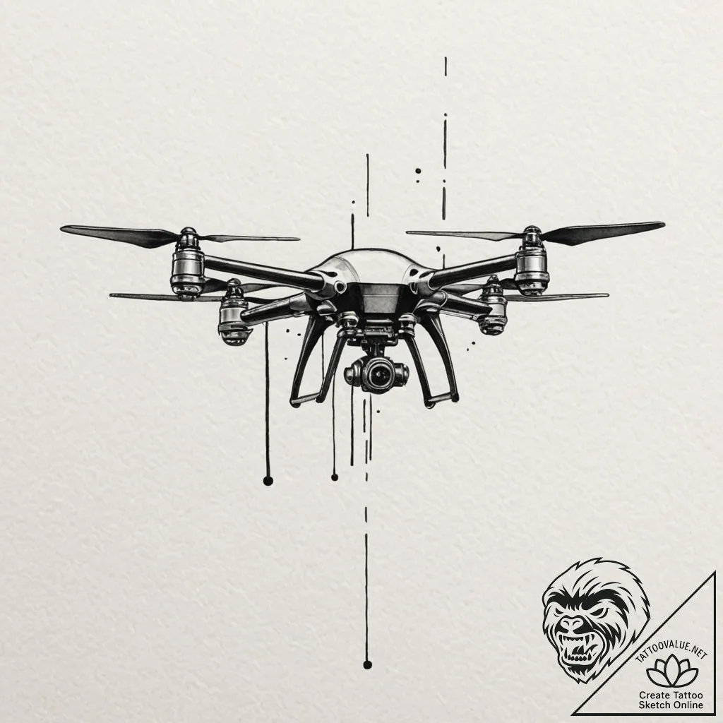 Tattoo design, a stylized audio waveform of a... - tattoo sketch (№1751493508_0, 02.07.2025 21:58) — tattoovalue.net
