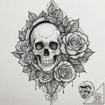 эстетика: глубокий символизм, вдохновленный а… – tattoo sketch (№1751494647_0, 02.07.2025 22:17) — tattoovalue.net