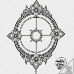 Tattoo design, handpoke style, a simple “play… – tattoo sketch (№1751496953_0, 02.07.2025 22:55) — tattoovalue.net