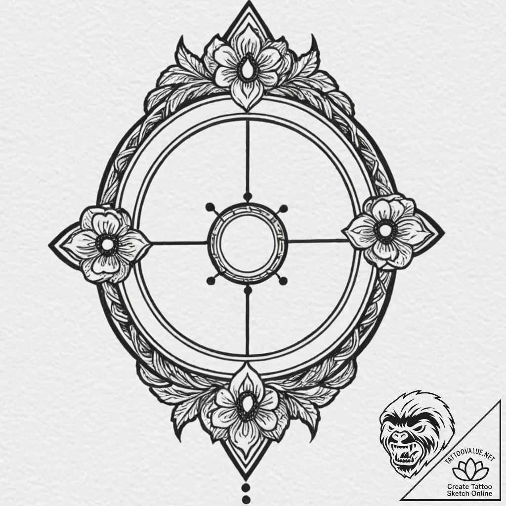 Tattoo design, handpoke style, a simple "play... - tattoo sketch (№1751496953_0, 02.07.2025 22:55) — tattoovalue.net