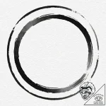 Tattoo design, a circle made of a single, con… – tattoo sketch (№1751497449_0, 02.07.2025 23:04) — tattoovalue.net