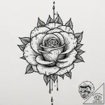 Tattoo design, handpoke style, a single cloud… – tattoo sketch (№1751499909_0, 02.07.2025 23:45) — tattoovalue.net