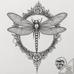 Tattoo design, a reconnaissance drone stylize… – tattoo sketch (№1751502544_0, 03.07.2025 00:29) — tattoovalue.net