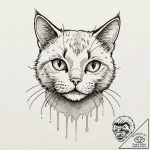 Tattoo design, handpoke style, a simplified “… – tattoo sketch (№1751502715_0, 03.07.2025 00:31) — tattoovalue.net