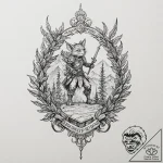 (эстетика попаданцев в другие миры, фэнтези,… – tattoo sketch (№1751503299_0, 03.07.2025 00:41) — tattoovalue.net