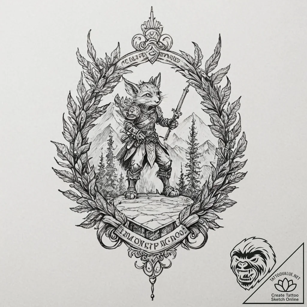 (эстетика попаданцев в другие миры, фэнтези,... - tattoo sketch (№1751503299_0, 03.07.2025 00:41) — tattoovalue.net