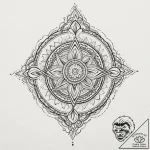 Tattoo design, handpoke style, a simple crown… – tattoo sketch (№1751505620_0, 03.07.2025 01:20) — tattoovalue.net