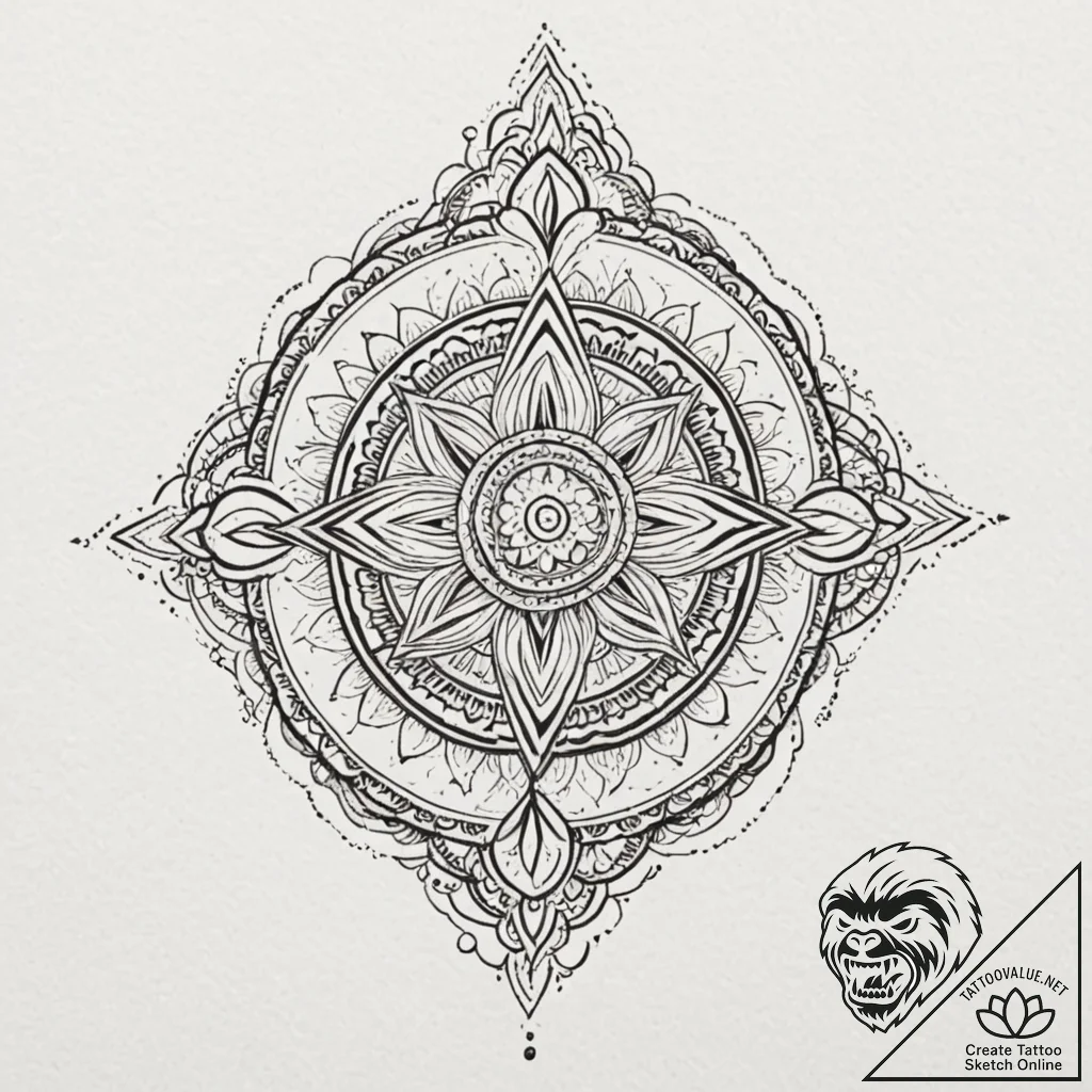 Tattoo design, handpoke style, a simple crown... - tattoo sketch (№1751505620_0, 03.07.2025 01:20) — tattoovalue.net