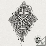 группа 5: abstract calligraphy & graphic form… – tattoo sketch (№1751510023_0, 03.07.2025 02:33) — tattoovalue.net
