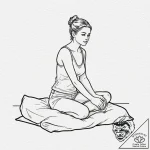 Tattoo design, handpoke style, a simple drawi… – tattoo sketch (№1751512761_0, 03.07.2025 03:19) — tattoovalue.net