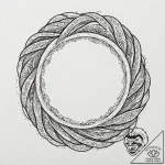Tattoo design, a mobius strip made of a tank… – tattoo sketch (№1751513581_0, 03.07.2025 03:33) — tattoovalue.net