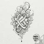 Tattoo design, handpoke style, a small x, as… – tattoo sketch (№1751513741_0, 03.07.2025 03:35) — tattoovalue.net