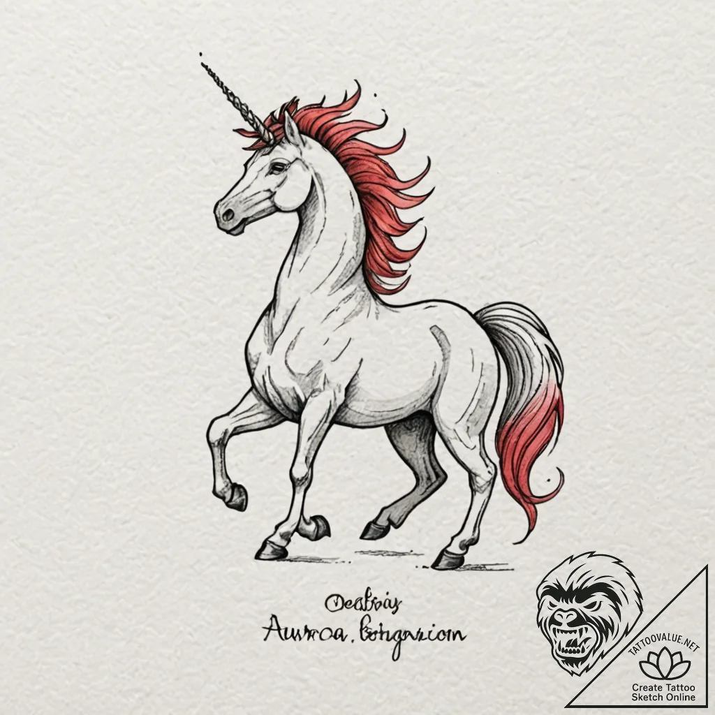Tattoo design, sleipnir, his mane and tail ar... - tattoo sketch (№1751518214_0, 03.07.2025 04:50) — tattoovalue.net