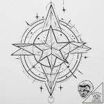 Tattoo sketch of odin’s cloak turning into a… – tattoo sketch (№1751519127_0, 03.07.2025 05:05) — tattoovalue.net