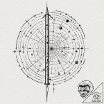 Tattoo design, a ballistic missile chart, sty… – tattoo sketch (№1751519301_0, 03.07.2025 05:08) — tattoovalue.net