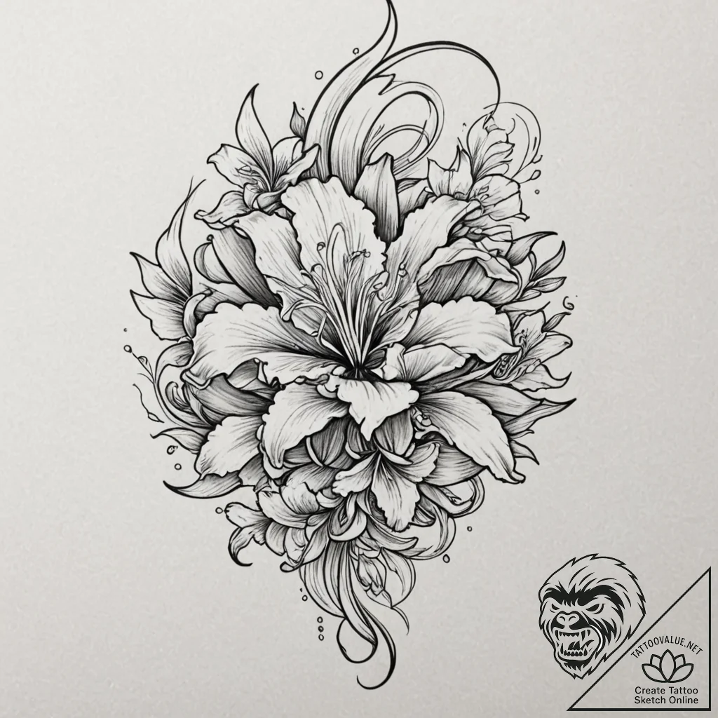 Tattoo design, a powerful cannon, but its bar... - tattoo sketch (№1751521498_0, 03.07.2025 05:44) — tattoovalue.net