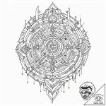 Tattoo design, abstract tribal patterns, but… – tattoo sketch (№1751521657_0, 03.07.2025 05:47) — tattoovalue.net