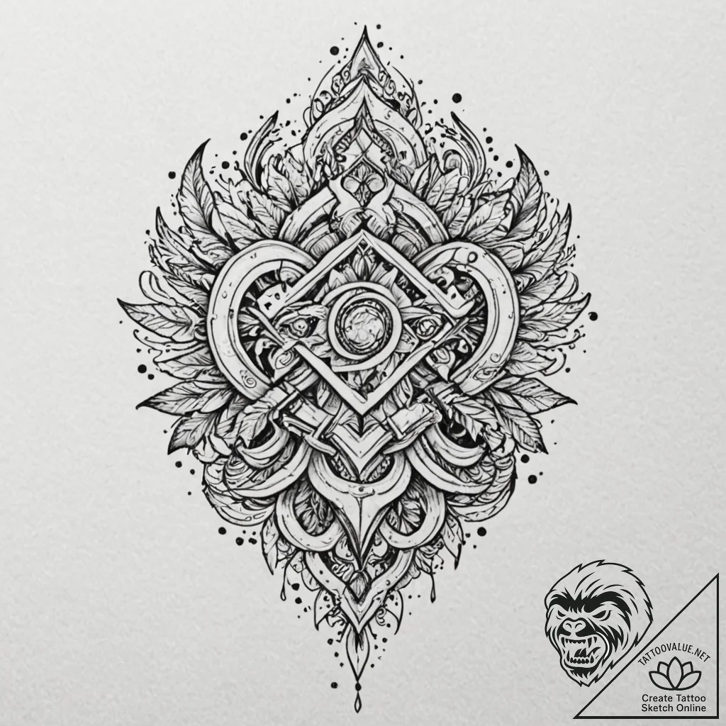 эстетика: намеренно примитивный, детский, "не... - tattoo sketch (№1751521902_0, 03.07.2025 05:51) — tattoovalue.net