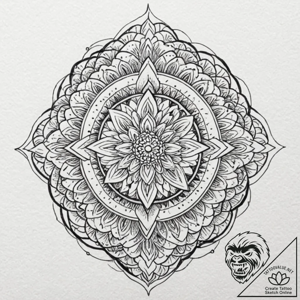 группа 6: neo-traditionalism with a modern tw... - tattoo sketch (№1751522630_0, 03.07.2025 06:03) — tattoovalue.net