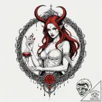 Tattoo sleeve design, blood magic ritual, a s… – tattoo sketch (№1751525131_0, 03.07.2025 06:45) — tattoovalue.net